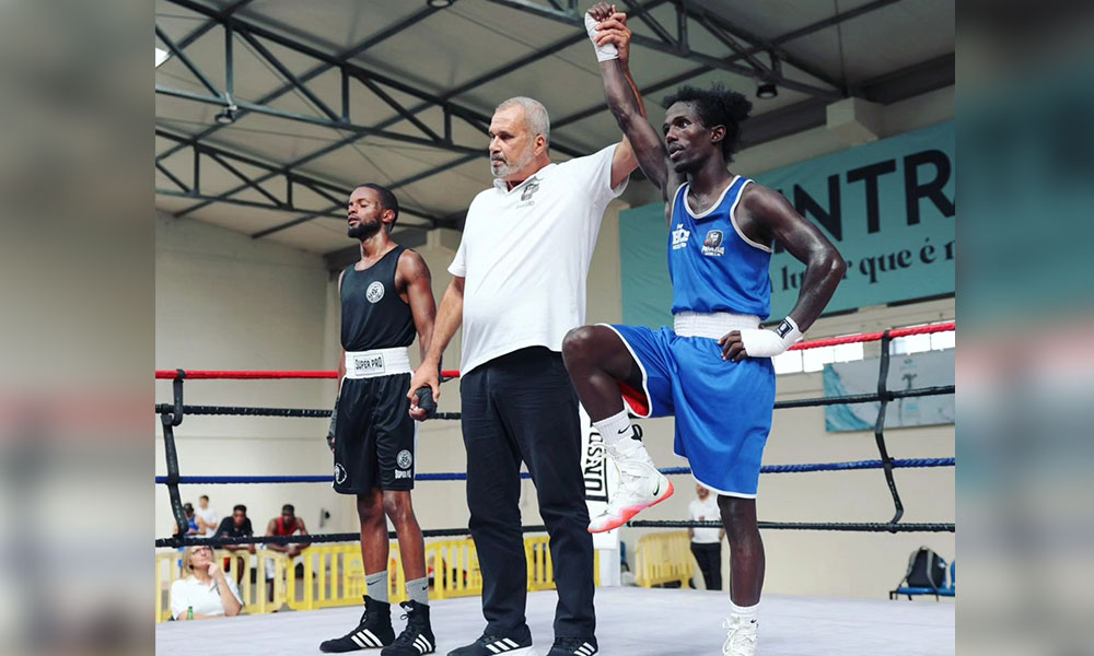 Pugilista cabo verdiano David Pina é bicampeão da Taça de Portugal 2023